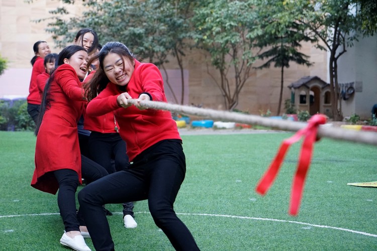 我運動、我健康、我快樂——蒲公英運動會開幕啦