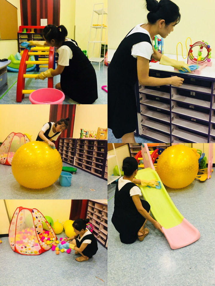 持之以恒，做好中心衛(wèi)生消毒工作！